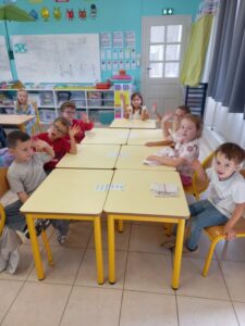 Les débuts des GS CP CE1 en anglais…